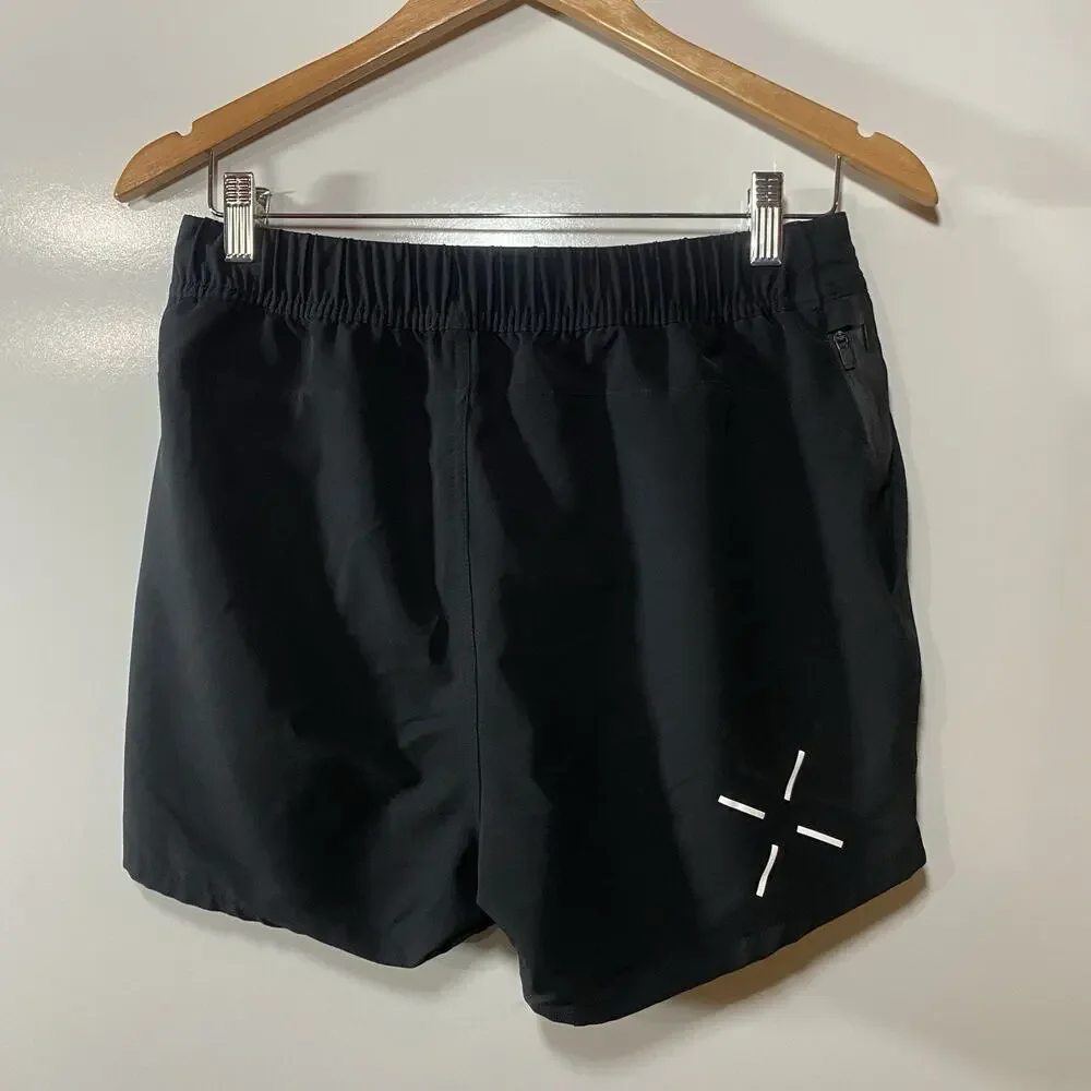 Ten Thousand Tactical Shorts Mens Small 5 inch Inseam Black Lined Performance